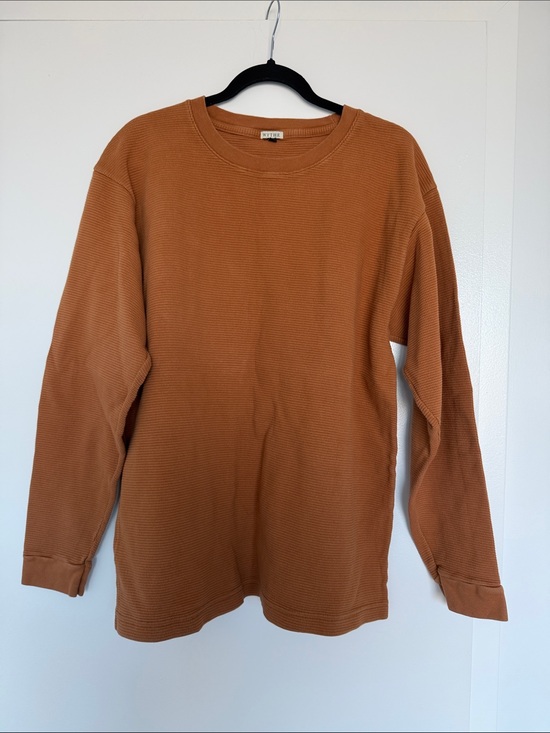 Wythe NY Other - Wythe NY Men's Long-Sleeve Thermal Shirt in Rust Brown